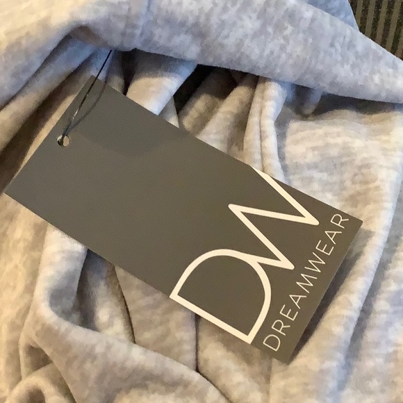 NWT SAMPLE JUICY COUTURE Rare Gray Velvet Cropped Hoodie Cozy Soft Sleepwear Top - Picture 6 of 9